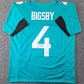 Jacksonville Jaguars Tank Bigsby Autographed Signed Jersey Jsa Coa