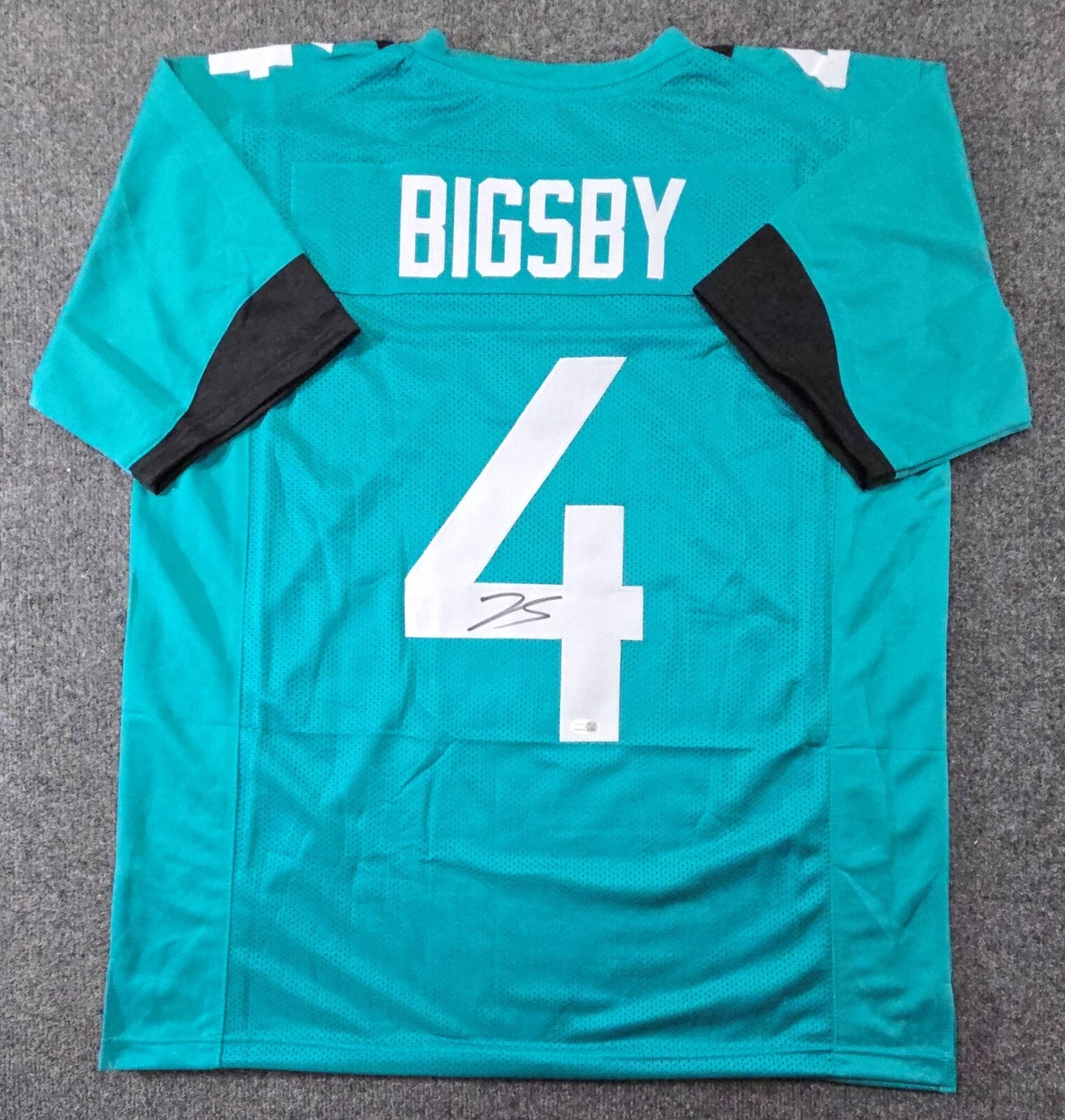 Jacksonville Jaguars Tank Bigsby Autographed Signed Jersey Jsa Coa
