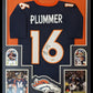 Framed Denver Broncos Jake Plummer Autographed Signed Jersey Beckett Holo