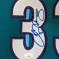 Framed Charlotte Hornets Alonzo Mourning Signed Jersey Jsa Coa