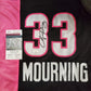 Miami Heat Alonzo Mourning Autographed Signed Jersey Jsa Coa