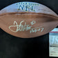 Denver Broncos Terrell Davis Signed Inscribed Nfl Football Jsa Coa