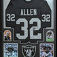 MVP Authentics Framed Oakland Raiders Marcus Allen Autographed Signed Jersey Beckett Coa 450 sports jersey framing , jersey framing