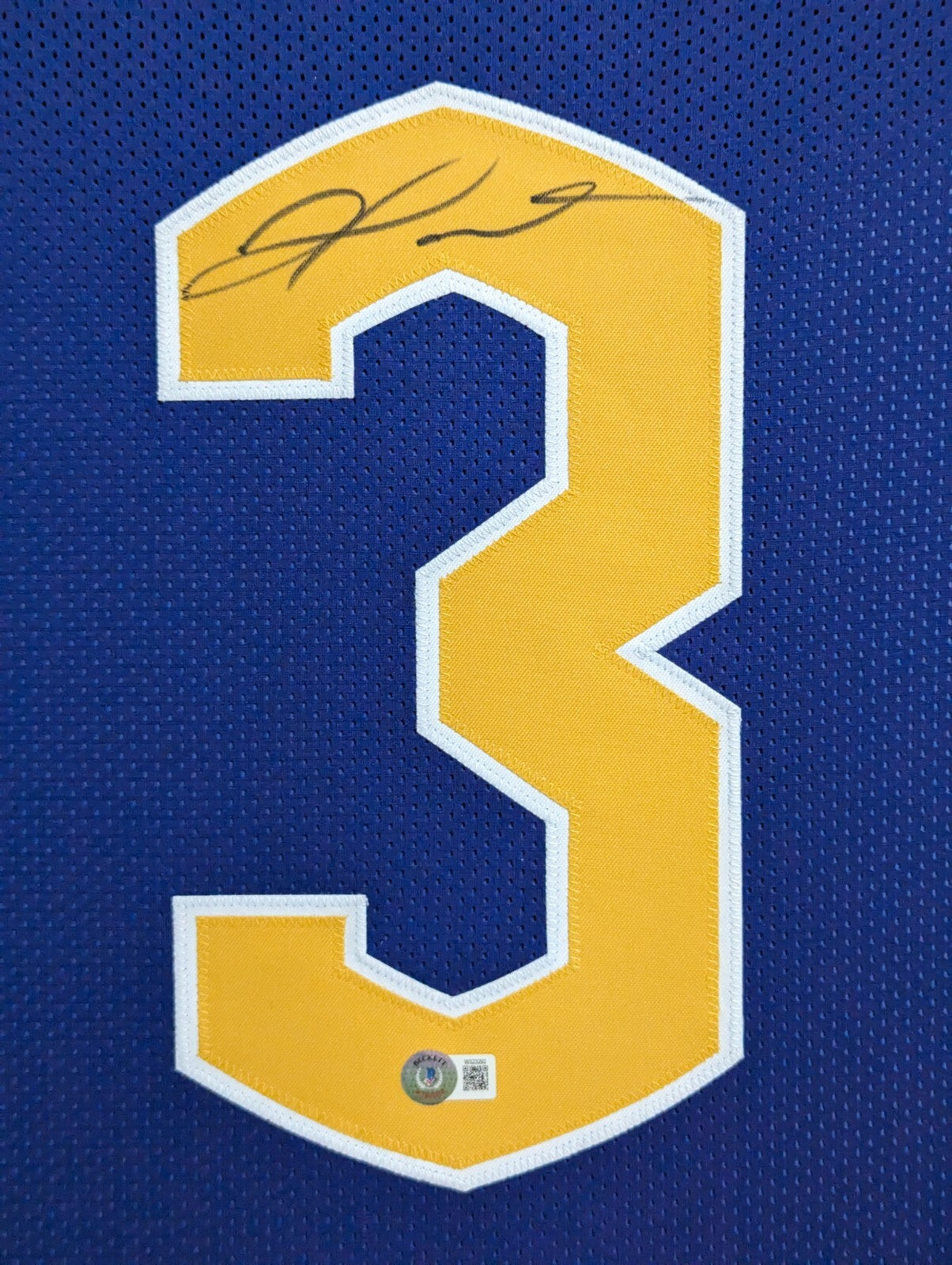 Framed Pitt Panthers Damar Hamlin Autographed Signed Jersey Beckett Holo