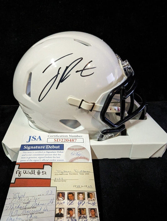 MVP Authentics Penn State Autographed Signed Joey Porter Jr Speed Mini Helmet Jsa Coa 135 sports jersey framing , jersey framing