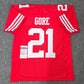 San Francisco 49Ers Frank Gore Autographed Signed Jersey Jsa Coa