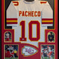Framed Kansas City Chiefs Isiah Pacheco Autographed Signed Jersey Jsa Coa