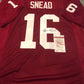 Washington Football Norm Snead Autographed Signed Jersey Jsa Coa