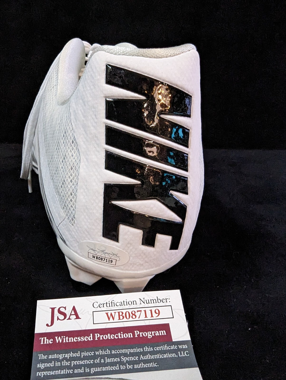New York Giants Brian Burns Signed Cleat Jsa Coa