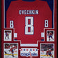 Framed Suede Alex Ovechkin Washington Capitals Autographed Signed Jersey Jsa Coa