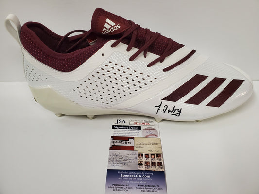 Frank Darby Autographed Signed Adidas Cleat Jsa Coa