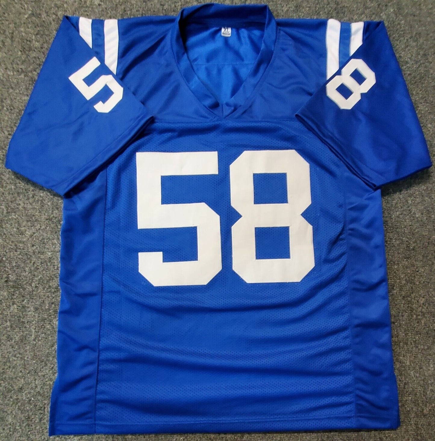 MVP Authentics Indianapolis Colts Gary Brackett Autographed Signed Jersey Jsa Coa 99 sports jersey framing , jersey framing