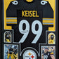 Framed Pittsburgh Steelers Brett Keisel Autographed Signed Jersey Jsa Coa