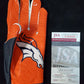 Denver Broncos Damarri Mathis Autographed Signed Glove Jsa Coa