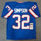 Buffalo Bills Oj Simpson Autographed Signed Jersey Jsa Coa