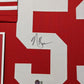Framed San Francisco 49Ers Navorro Bowman Autographed Signed Jersey Beckett Holo