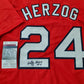 St Louis Cardinals Style Whitey Herzog Autographed Signed Custom Jersey Jsa Coa