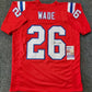 New England Patriots Shaun Wade Autographed Signed Jersey Jsa  Coa