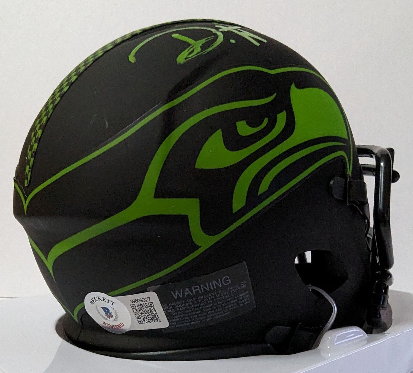 Seattle Seahawks Devon Witherspoon Signed Eclipse Mini Helmet Beckett Holo