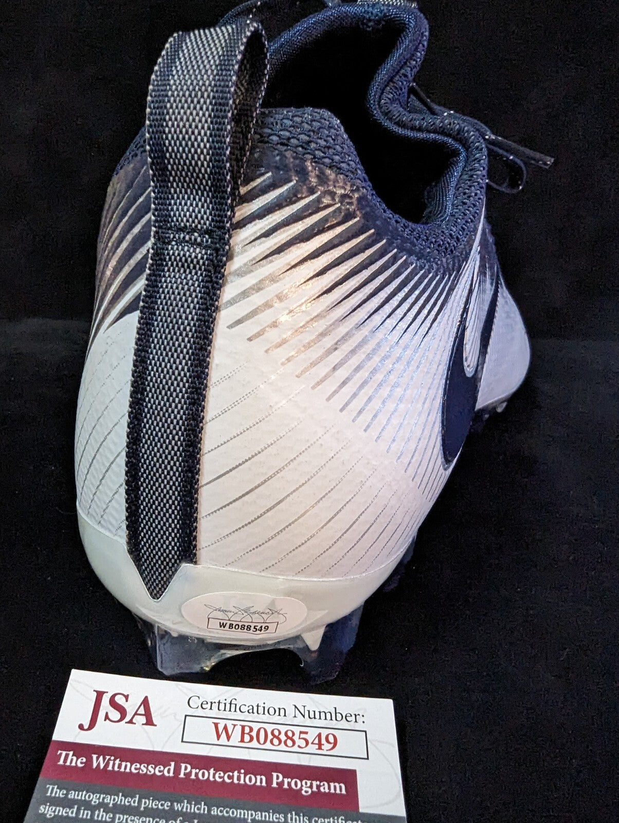 Notre Dame Fighting Irish Rudy Ruettiger Autographed Signed Cleat Jsa Coa