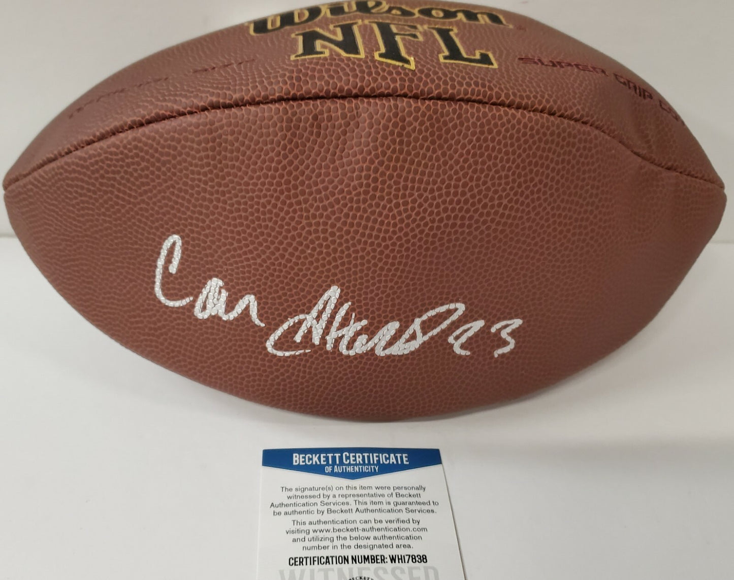 Los Angeles Rams Cam Akers Autographed Signed Nfl Football Beckett Coa