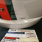 Greg Rousseau Signed Inscribed Miami Hurricanes Full Size Replica Helmet Jsa Coa