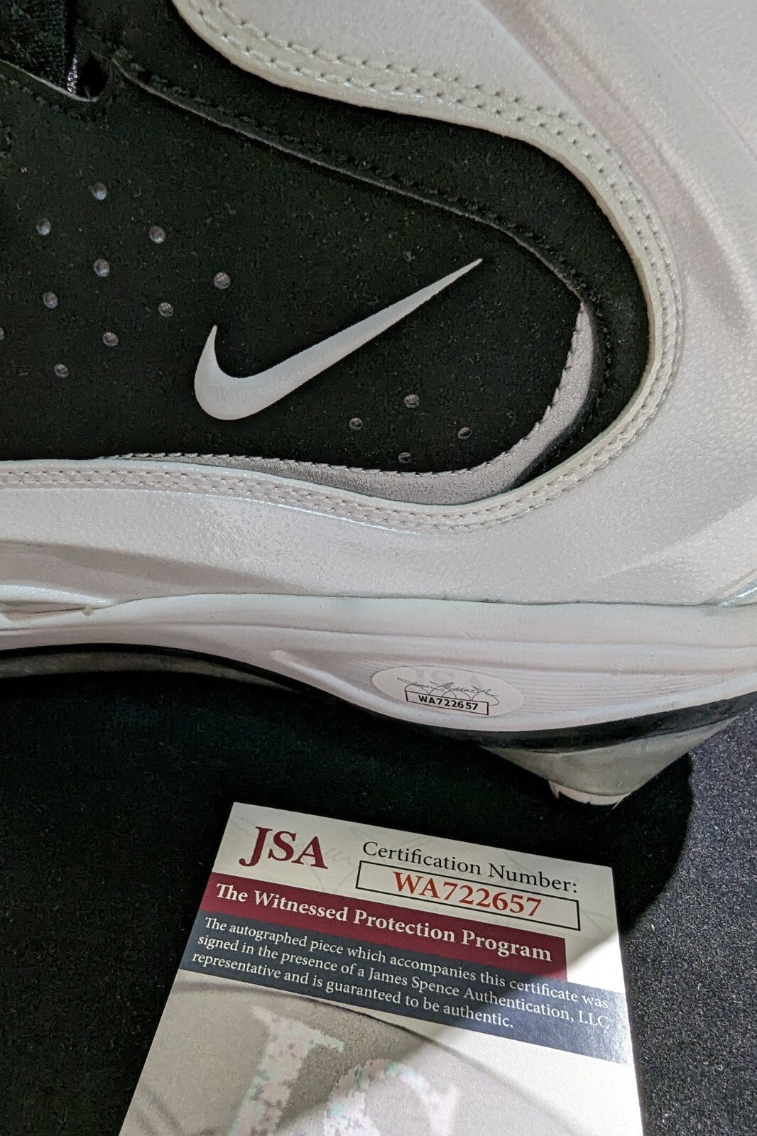 Philadelphia Eagles Jordan Davis Autographed Signed Cleat Jsa Coa
