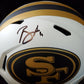 S.F. 49Ers Brandon Aiyuk Signed Full Size Lunar Replica Helmet Beckett Holo
