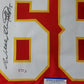 Kansas City Chiefs Will Shields Autographed Inscribed Jersey Psa Coa