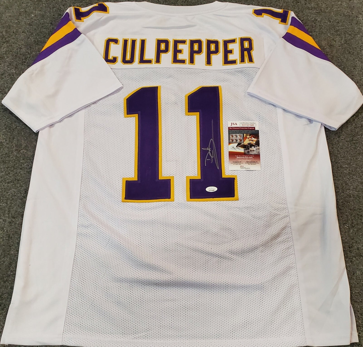 Daunte Culpepper Autographed Signed Minnesota Vikings Jersey Jsa Coa