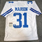 Dallas Cowboys Brock Marion Autographed Signed Jersey Jsa  Coa