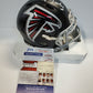 Atlanta Falcons Frank Darby Autographed Signed Speed Mini Helmet Jsa Coa