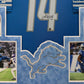 Suede Framed Detroit Lions Amon-Ra St. Brown Autographed Jersey Beckett Holo