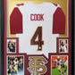 MVP Authentics Framed Florida State Seminoles Dalvin Cook Autographed Signed Jersey Jsa Coa 427.50 sports jersey framing , jersey framing
