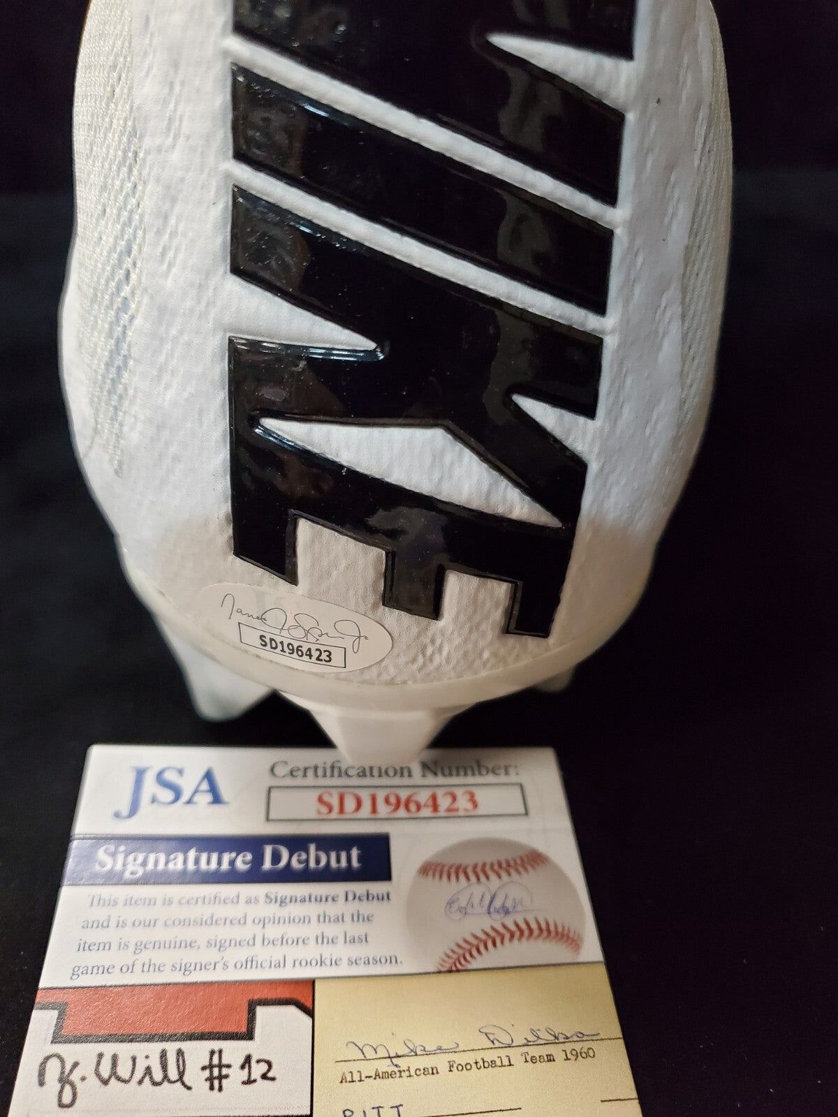 Tennessee Volunteers Hendon Hooker Autographed Signed Cleat Jsa Coa