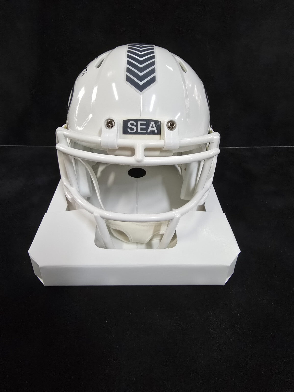 Seattle Seahawks Devon Witherspoon Signed Salute To Service Mini Helmet Beckett