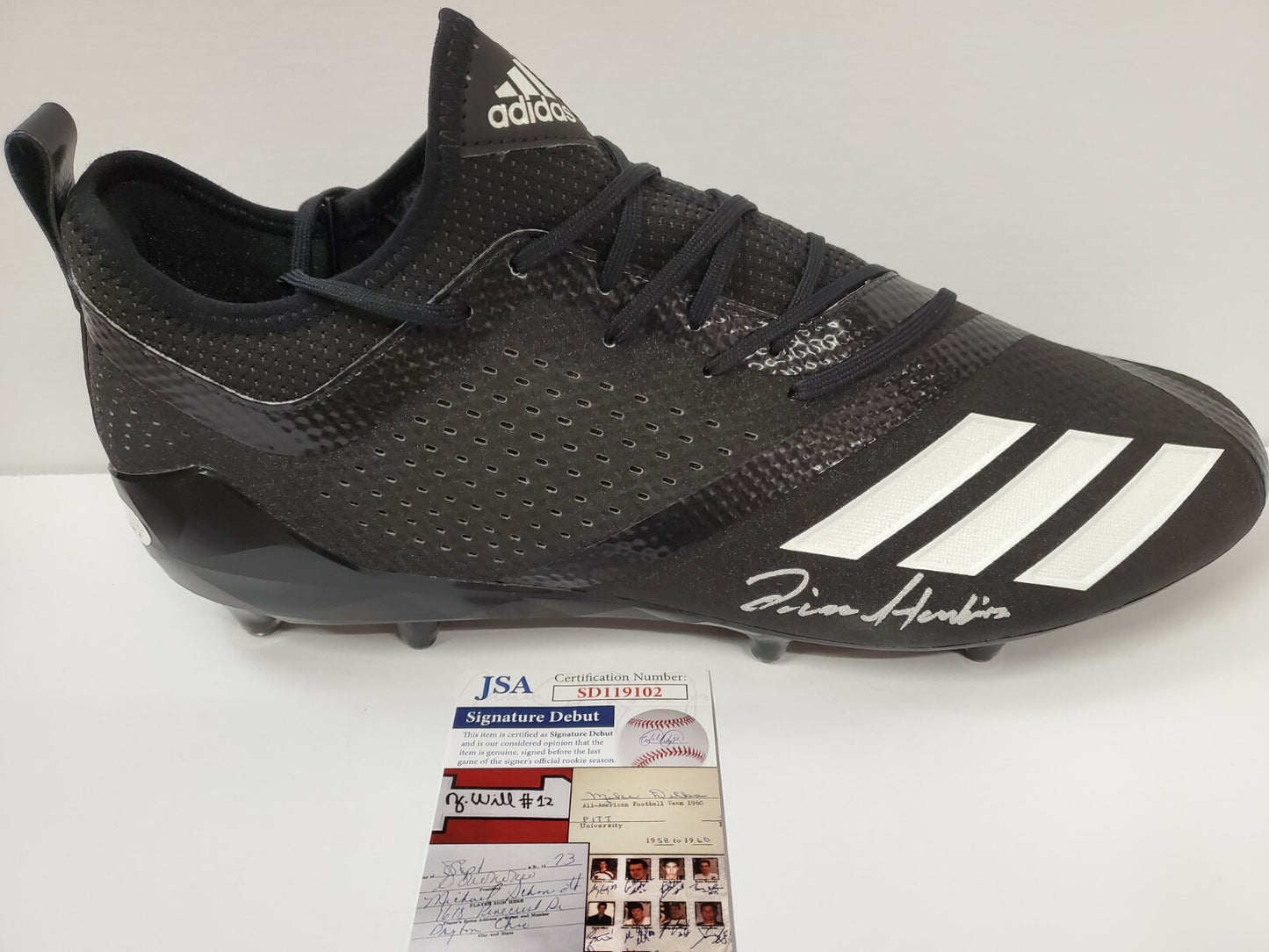 Javian Hawkins Autographed Signed Adidas Cleat Jsa Coa
