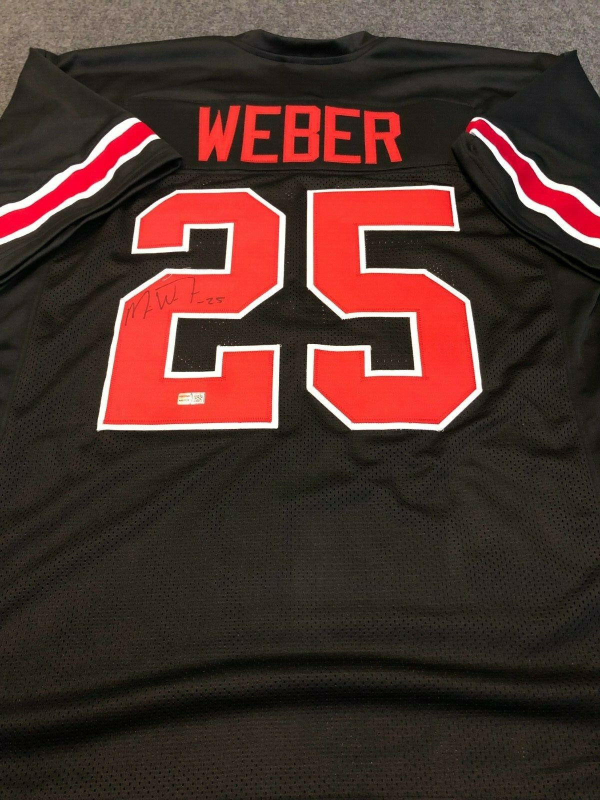 Ohio State Buckeyes Mike Weber Autographed Signed Jersey Tristar Holo