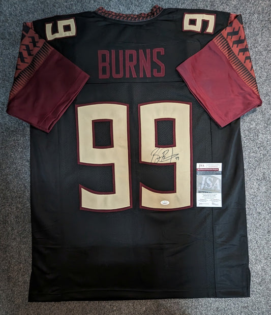 Florida State Seminoles Brian Burns Autographed Signed Jersey Jsa Coa
