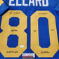 Los Angeles Rams Henry Ellard Autographed Multi-Inscribed Jersey Jsa Coa