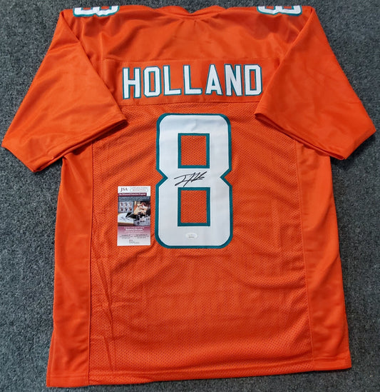 Miami Dolphins Jevon Holland Autographed Signed Jersey Jsa Coa