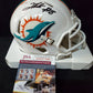Miami Dolphins Jevon Holland Autographed Signed Speed Mini Helmet Jsa Coa