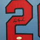 MVP Authentics Framed St Louis Cardinals Lou Brock Autographed Signed Jersey Jsa Coa 450 sports jersey framing , jersey framing