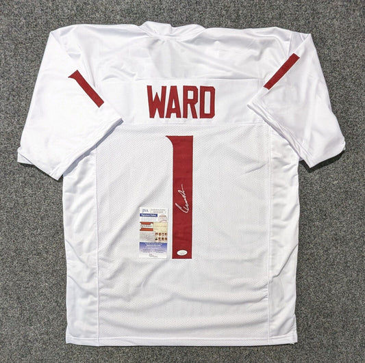 MVP Authentics Washington State Cougars Cameron Ward Autographed Signed Jersey Jsa Coa 112.50 sports jersey framing , jersey framing