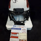 Atlanta Falcons Frank Darby Autographed Signed Lunar Mini Helmet Jsa Coa