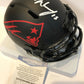 N'keal Harry Signed New England Patriots Eclipse Mini Helmet Beckett Coa