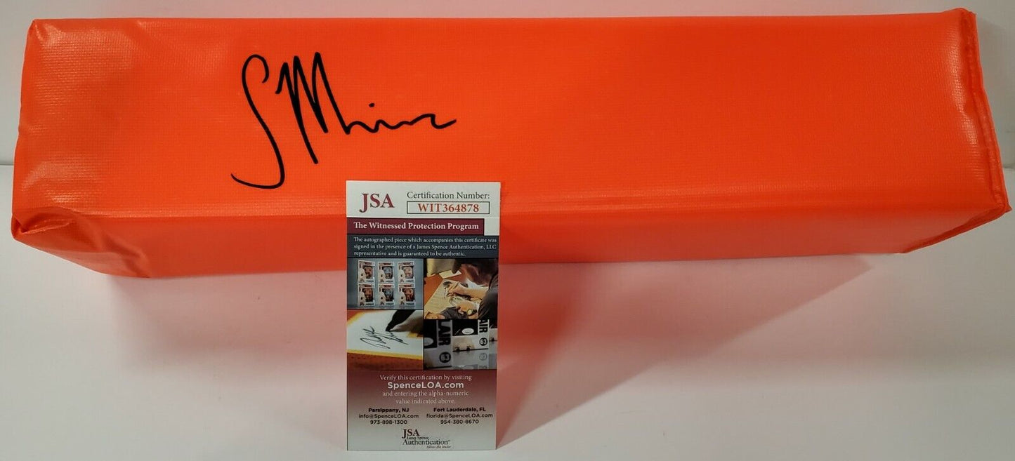 MVP Authentics Tampa Bay Buccaneers Scotty Miller Autographed Signed End Zone Pylon Jsa Coa 134.10 sports jersey framing , jersey framing