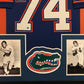 Framed Jack Youngblood Autographed Signed Florida Gators Jersey Schwartz Coa