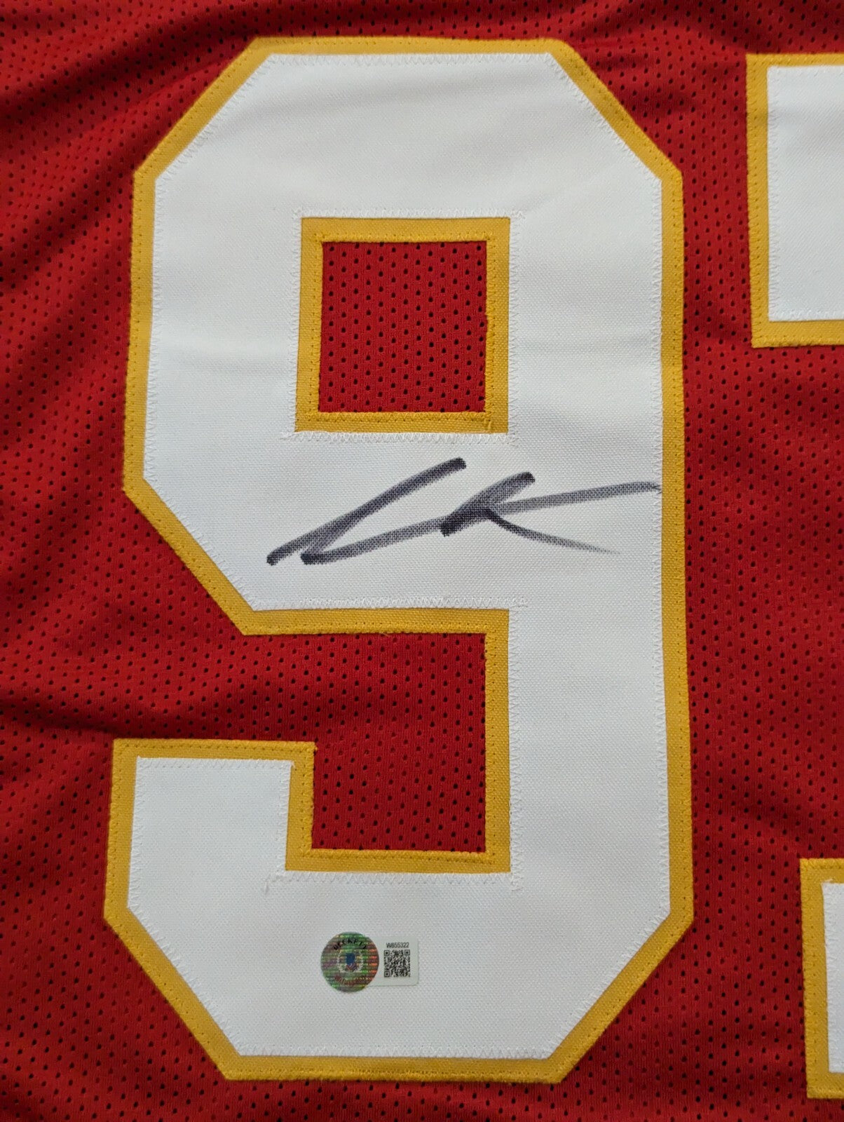 Kansas City Chiefs Felix Anudike-Uzomah Autographed Signed Jersey Beckett Holo