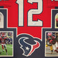 Framed Houston Texans Nico Collins Autographed Signed Jersey Beckett Holo